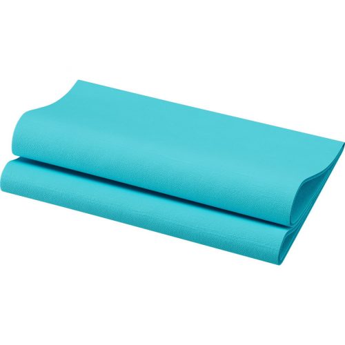 Dunisoft Mint Blue textilhatású szalvéta 40x40cm 60db/csom. KIFUTÓ!!(12x60db/karton)