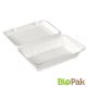 BAGASSE Menübox HP3 ECOECHO 239x156x63 mm 850 ml, 60db/csomag (2 csomag/karton)