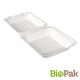 BAGASSE Menübox HP4 ECOECHO 225x201x85mm 1000ml,50db/csom. (3csom/karton)