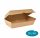 BOX CLAM LARGE CARDBOARD 1100ML 205x107x79mm 180db/karton