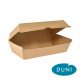 BOX CLAM LARGE CARDBOARD 1100ML 205x107x79mm 180db/karton