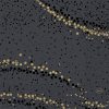 GOLDEN STARDUST BLACK tissue szalvéta 33x33cm 50db/csom. (10x50db/karton)