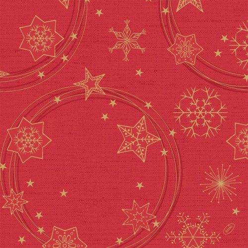 STAR SHINE RED Classic tissue 4rét. szalvéta 40x40cm 50db/csom. (6csomag/karton)