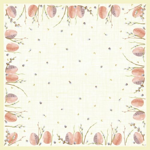 WILLOW EASTER Dunicel napron 84x84cm 20db/csom, 5csom/karton