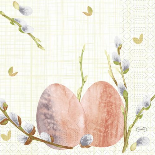 WILLOW EASTER Tissue szalvéta 33x33cm 250db/csom, 4csom/karton