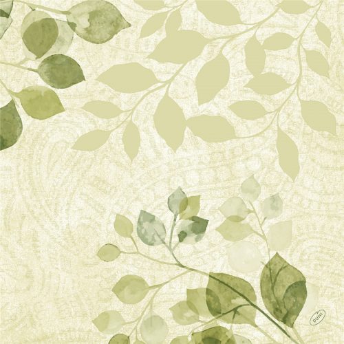 PAISLEY & PAISLEY LEAVES BIO Dunisoft szalvéta 40x40 cm 60db/csomag (6csom./kart)