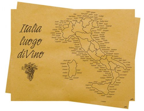 Italia Luogo Divino tányéralátét  mintás 30x40 cm 500 darab/csomag (2 csomag/karton)