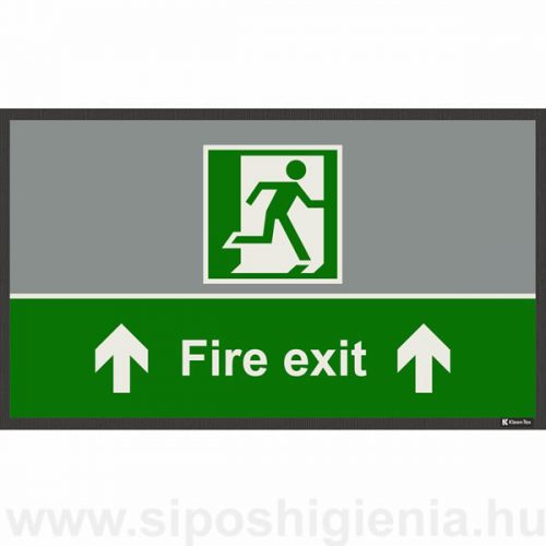 Fire Exit Up Biztonsági Beltéri szennyfogó szőnyeg 85x150cm