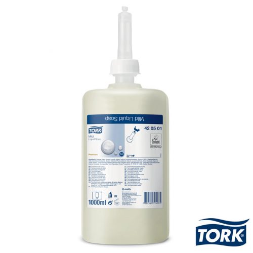 Kézkímélő Mild folyékony szappan 1 liter Tork Premium (6db/karton)