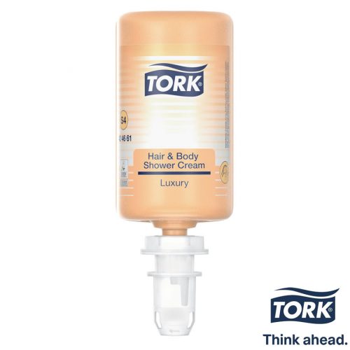 Tork  Premium Hair and BODY folyékony szappan tusoláshoz 1 liter ( 6db/kart.) S4 rendszer