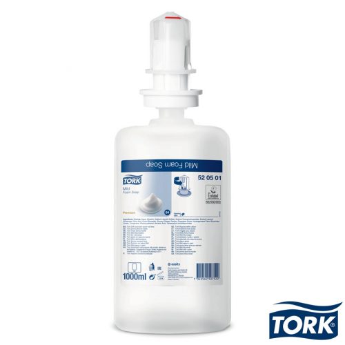 Kézkímélő folyékony habszappan 1000ml Tork Premium S4 Rendszer  (6db/karton)