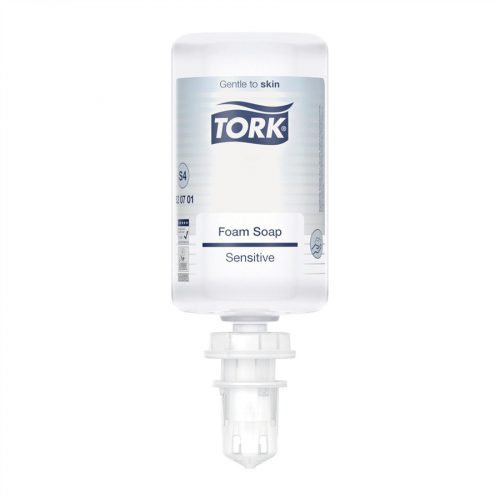 Kézkímélő folyékony habszappan érzékeny bőrre 1000ml Tork Premium S4 Rendszer  (6db/karton)