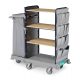  Green Hotel 904  Trolley with varnished metal stanchions and foldable bag holder, included covering with pockets