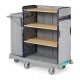  Green Hotel 920  Trolley with varnished metal stanchions and foldable bag holder, included covering