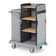  Green Hotel 940  Trolley with varnished metal stanchions and foldable bag holder, included covering