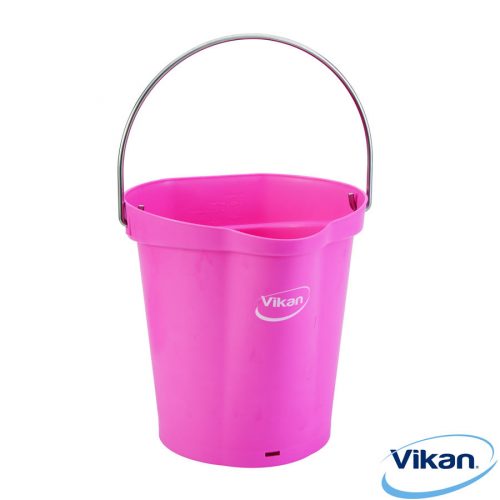 Élelmiszeripari Vödör 6 liter PINK Vikan HACCP System