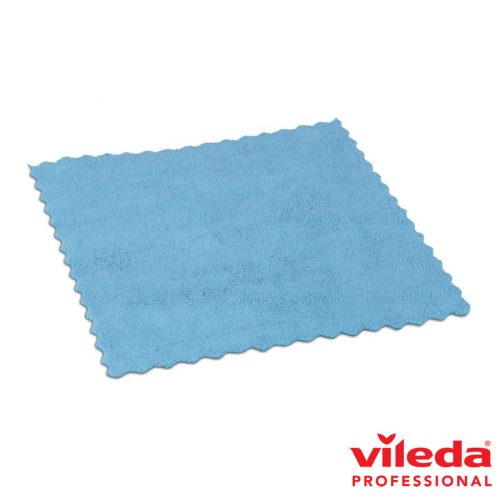 MicroTuff Easy KÉK mikroszálas törlőkendő adagolódobozban, 50db/doboz, Vileda Professional (4doboz/karton)